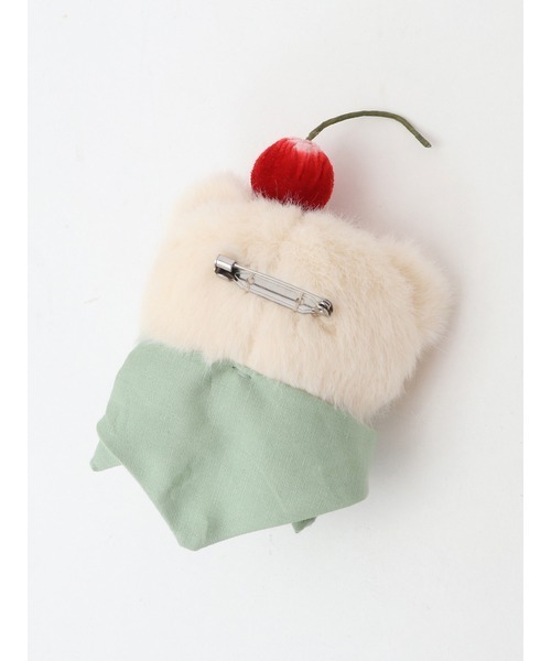 PINK HOUSE（ピンクハウス）の「しろくま顔ぐるみコサージュ（ブローチ