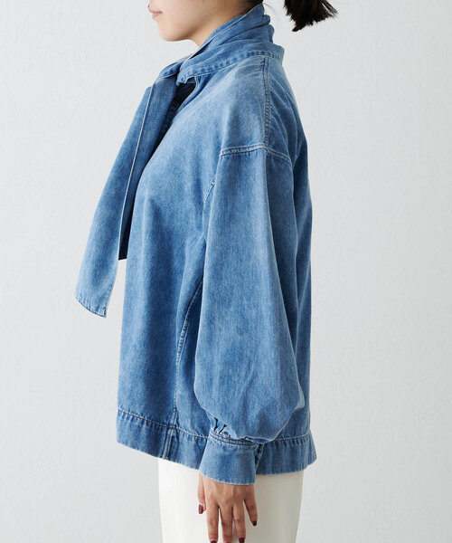 DENIMボウブラウス（シャツ/ブラウス）｜Whim Gazette（ウィムガゼット