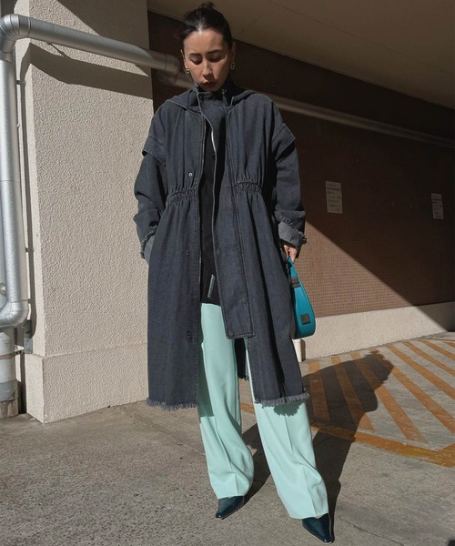 Ameri（アメリ）の「DENIM MOUNTAIN PARKA JACKET（デニムジャケット