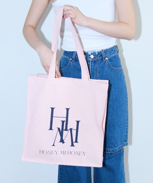 セール】【ZOZO限定】HONEY logo totebag（トートバッグ）｜HONEY MI