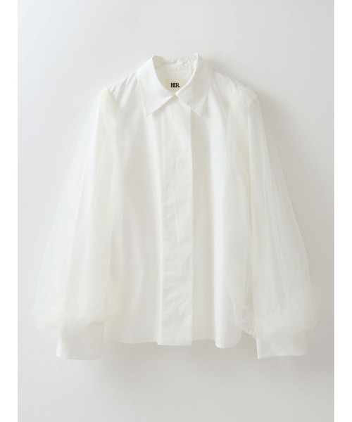HER.（ハー）の「チュールドッキングブラウス（シャツ/ブラウス）」 - WEAR