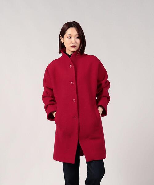 agnes b.（アニエスベー）の「JW63 MANTEAU スタンドカラーコート