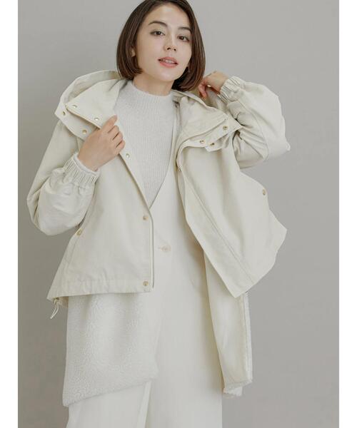 Te chichi（テチチ）の「【Atelier Blanc】ボアライナー付モッズコート