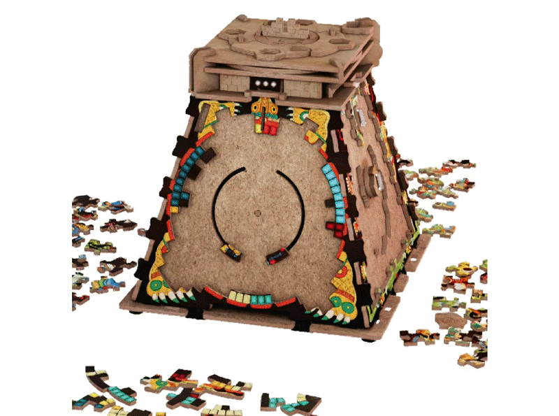 Cluebox｜ストーリー仕立ての立体パズル 世界遺産テオティワカン「太陽