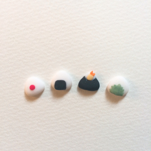 選べる/おにぎり3Dネイルパーツ/デコパーツ ネイルチップ（つけ爪