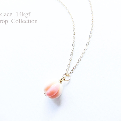 バハマ諸島産クイーンコンクシェル ネックレス ネックレス・ペンダント