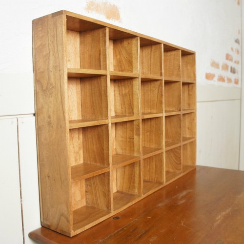 木製小物入れ トレイ 升箱 木箱 飾り棚 20マス CD008 棚・シェルフ