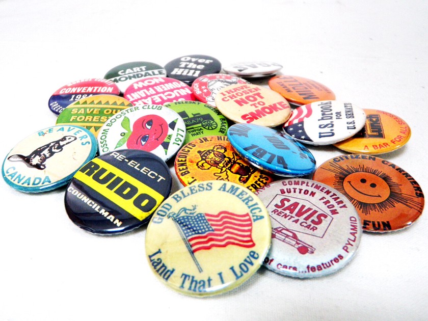 USヴィンテージ感漂う【缶バッジ】の商品ページ｜卸・仕入れサイト