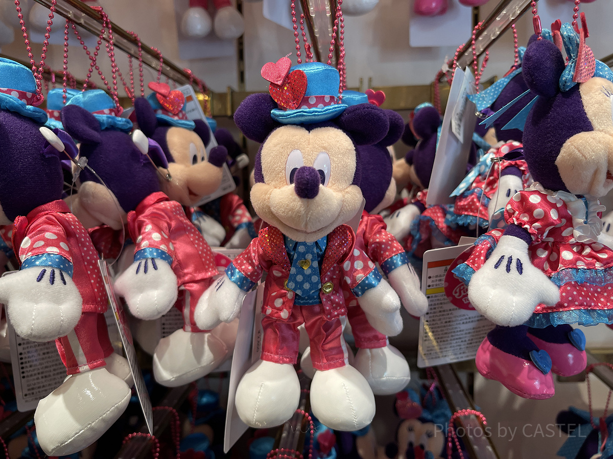 ミッキーぬいぐるみバッジ（ミニーのファンダーランドグッズ