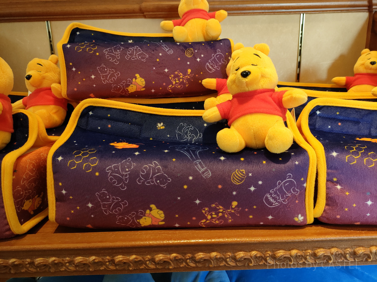 ディズニーうとうと眠るプーさんグッズ：ティッシュボックスカバー
