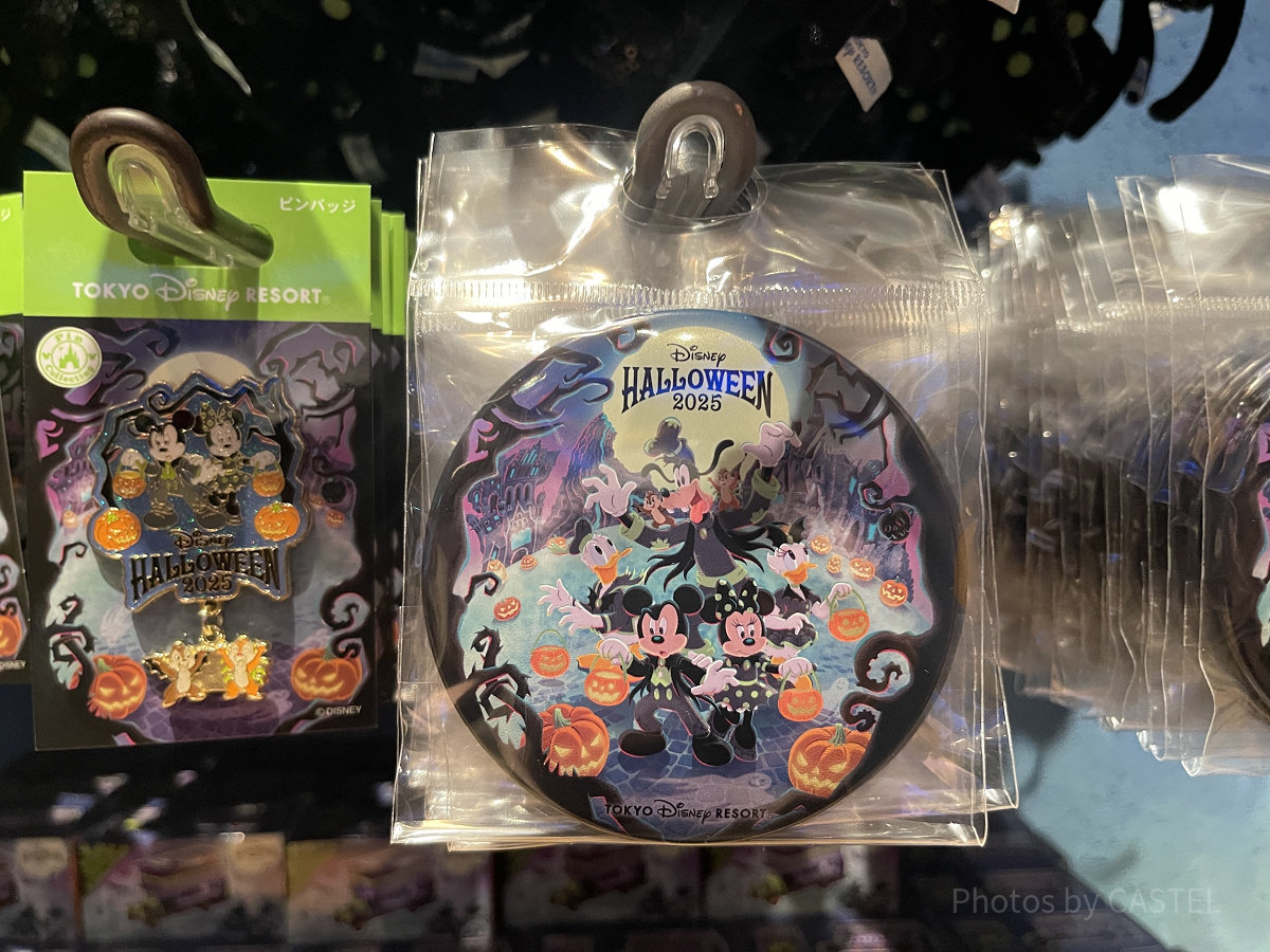 カンバッジ(ディズニーハロウィングッズ2025)| キャステル | CASTEL