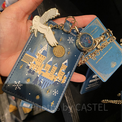 USJハリーポッター2024-2025冬グッズ：チケットホルダー（表