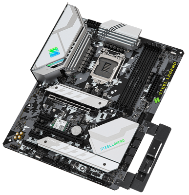 ASRock Z590 Steel Legend WiFi 6E LGA 1200 ATX Intel Motherboard