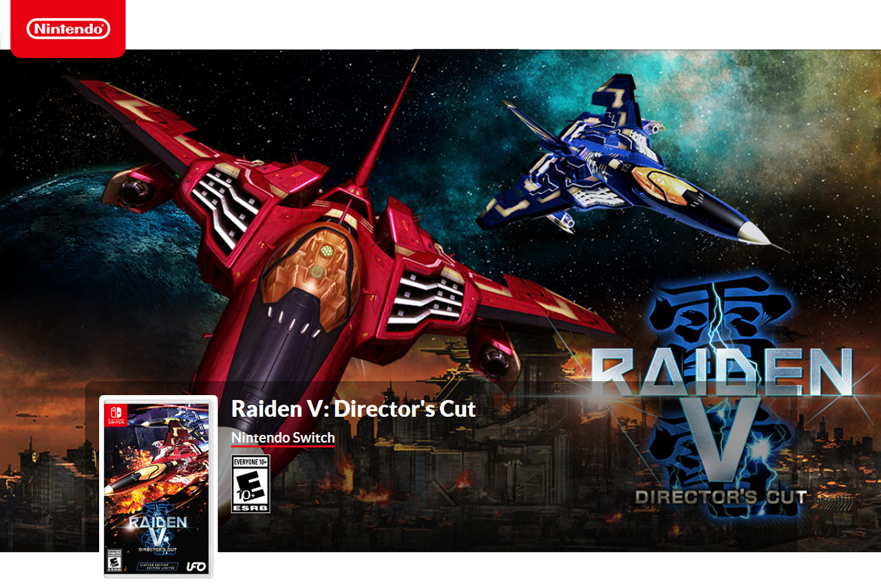 Raiden V: Directors Cut Limited Edition - Nintendo Switch - Newegg.com