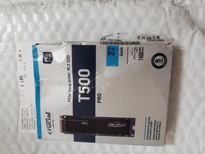 Crucial T500 2TB Gen4 NVMe M.2 Internal Gaming SSD, Up to 7400MB/s