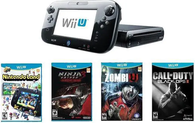 Nintendo Wii U 32GB Bundle w/Ninja Gaiden 3 Wii U, Call of Duty
