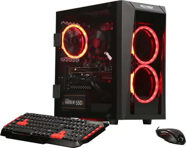 SkyTech Blaze II Gaming Desktop - Ryzen 5 2600 - Newegg.com