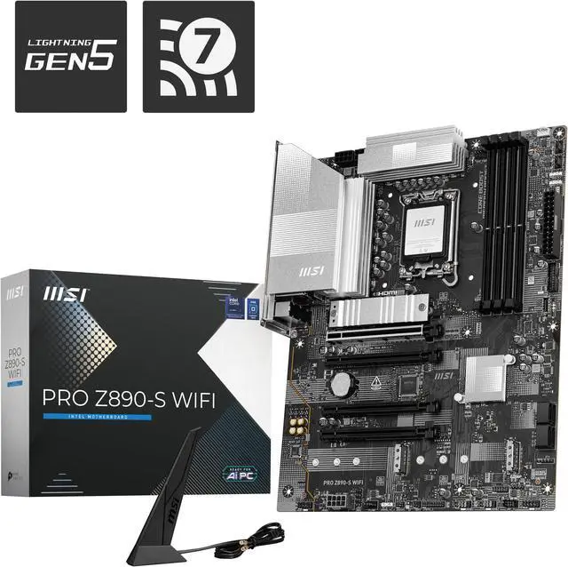 MSI PRO Z890-S WIFI LGA 1851 ATX Motherboard - Newegg.com