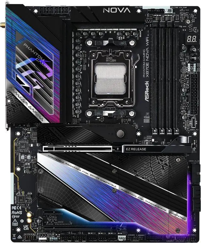 ASRock X870E NOVA WIFI AM5 ATX Motherboard - Newegg.ca