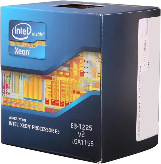 Intel Xeon E3-1225 V2 3.2GHz (3.6GHz Turbo) LGA 1155 77W