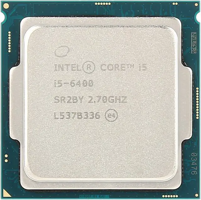 Intel Core i5-6400 - Core i5 6th Gen Skylake Quad-Core 2.7 GHz LGA