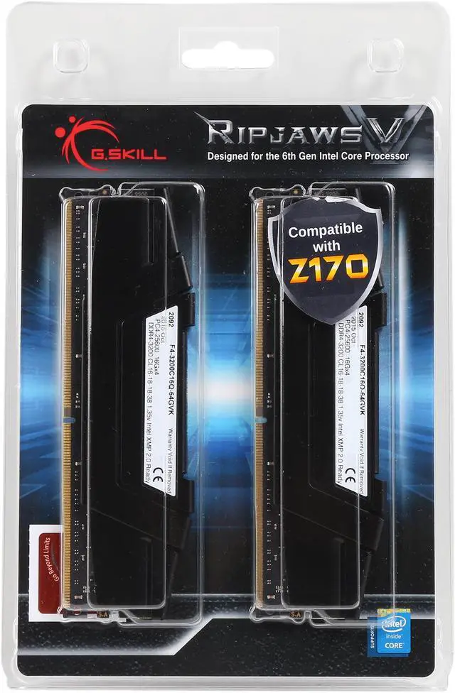 G.SKILL Ripjaws V Series 64GB DDR4 3200 RAM Memory - Newegg.com