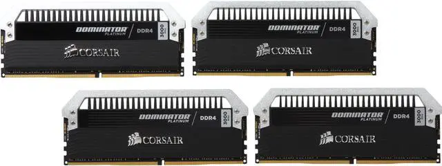 CORSAIR Dominator Platinum 16GB (4 x 4GB) DDR4 3000 (PC4 24000