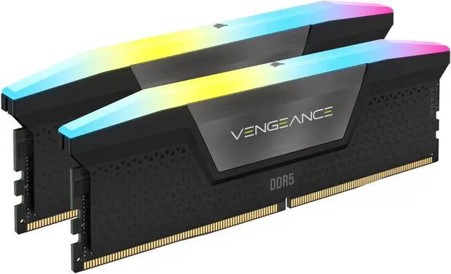 CORSAIR Vengeance RGB 32GB (2 x 16GB) 288-Pin PC RAM DDR5 7200