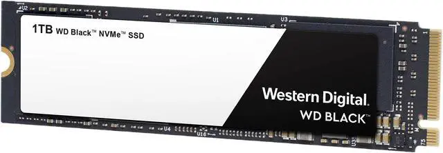 WD Black NVMe M.2 2280 1TB PCI-Express 3.0 x4 3D NAND Internal
