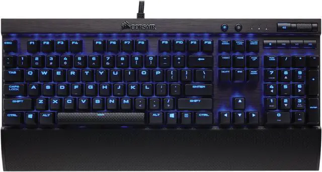 Corsair Gaming K70 LUX Mechanical Keyboard Backlit BLUE LED Cherry