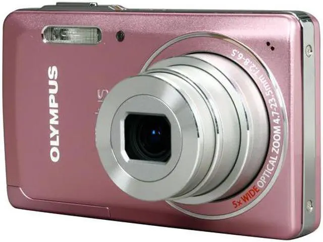 OLYMPUS Stylus 5010 Pink 14 MP 26mm Wide Angle Digital Camera