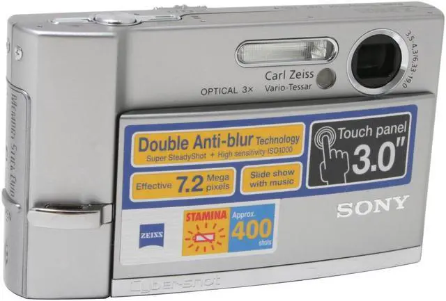 SONY DSC-T50 Silver 7.2 MP Digital Camera - Newegg.com