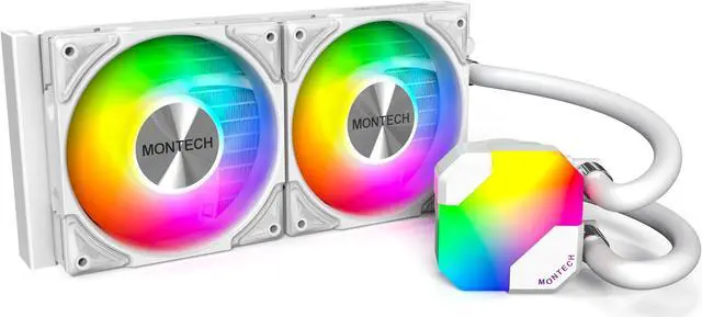 MONTECH HyperFlow ARGB 240 - AIO CPU Liquid Cooler, Intel&AMD
