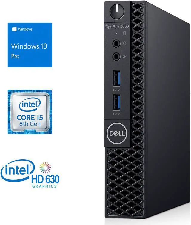 Dell OptiPlex 3060 Micro Desktop, Intel 6-Core i5-8500T Upto 3.5