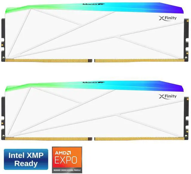 V-COLOR Manta XFinity RGB DDR5 32GB (16GBx2) 6000MHz XMP 3.0 & AMD