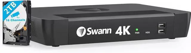 Swann 4K 16Channel Security Camera System NVR Recorder: nvr-8580