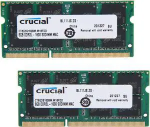 Crucial 16GB (2 x 8GB) 204-Pin DDR3 SO-DIMM DDR3L 1600 - Newegg.com