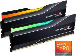 G.SKILL Trident Z5 RGB Series 64GB (2 x 32GB) 288-Pin PC RAM DDR5