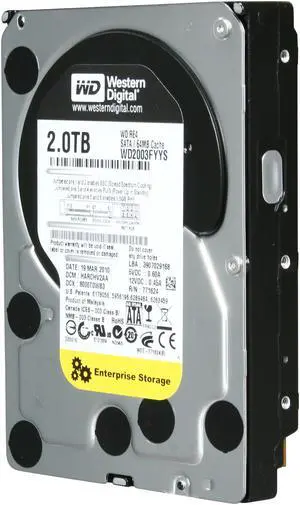 Refurbished: Western Digital Black WD2001FASS 2TB 7200 RPM 64MB