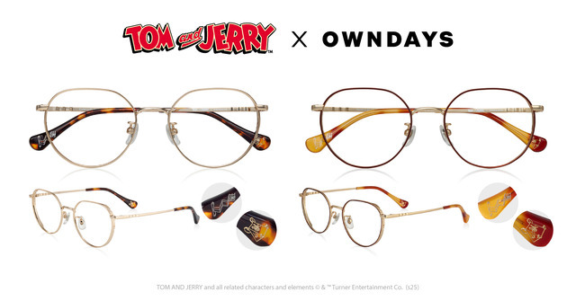 トムとジェリー」コミカルな姿がメガネフレームや限定グッズに!? 誕生