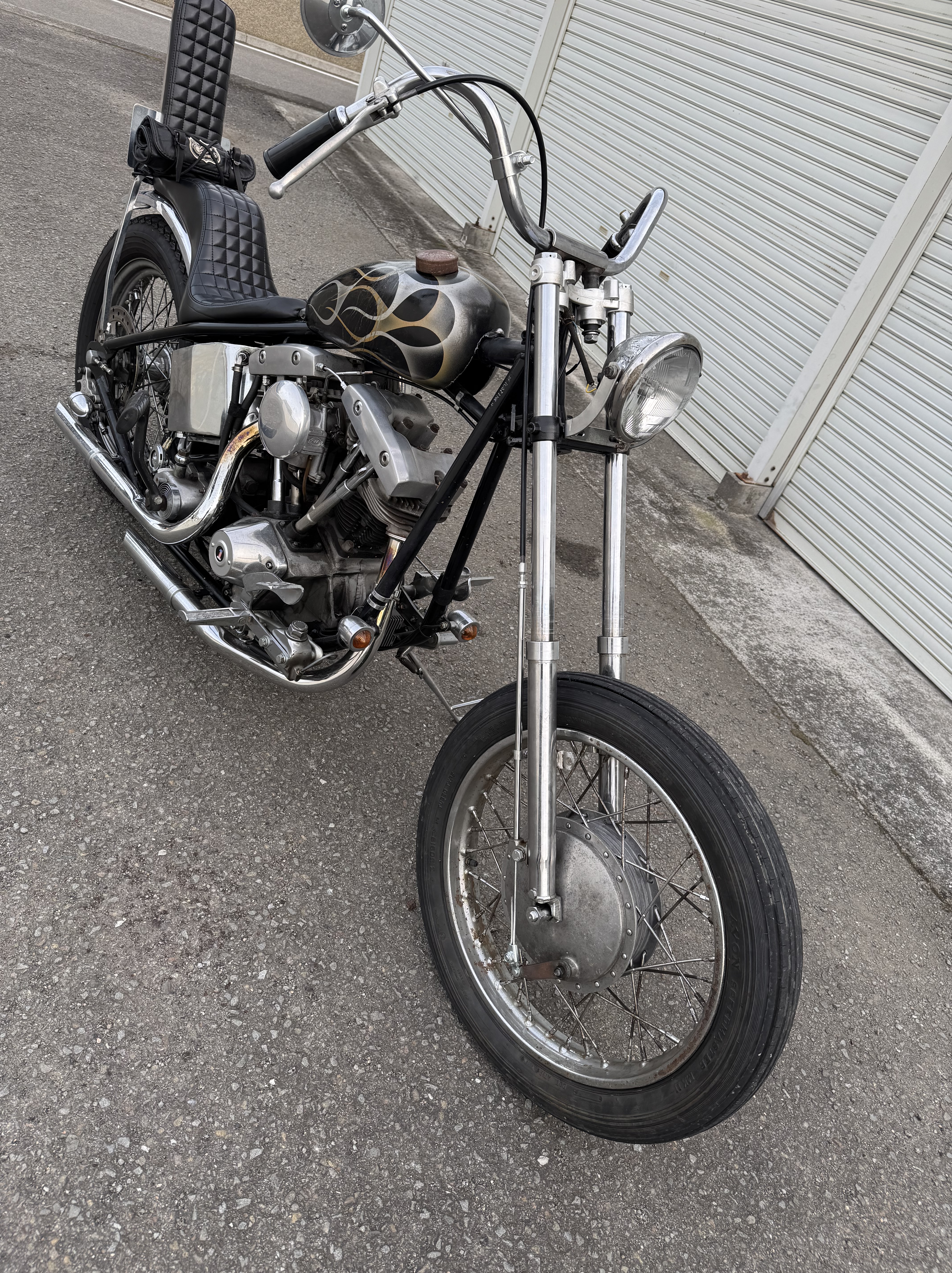 徹底解説】33.4mmフォークとハンバーガードラムブレーキのカスタム事例