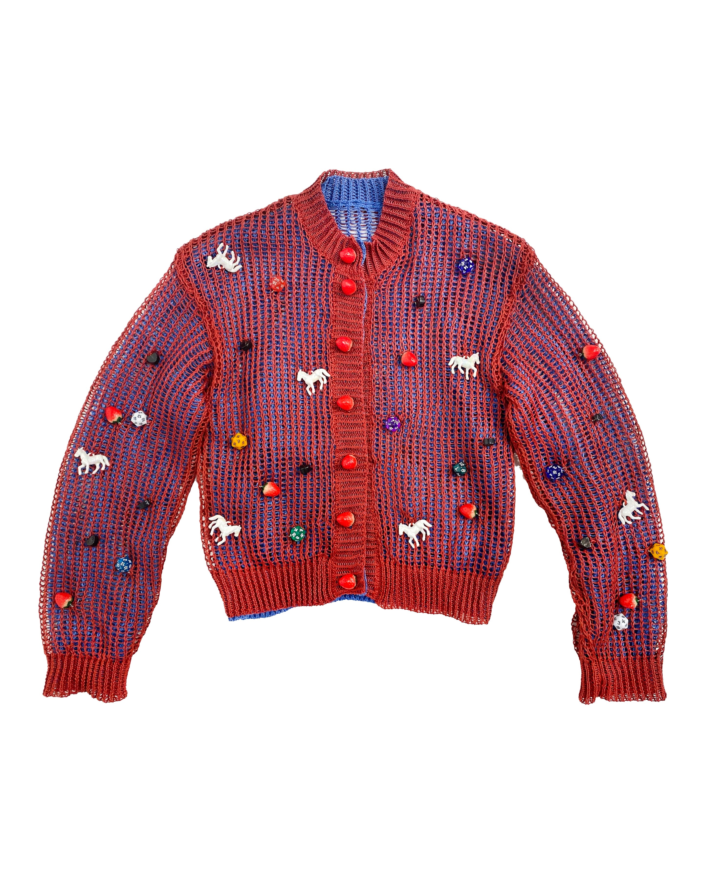 Red Trip Trip Cardigan – Chopova Lowena