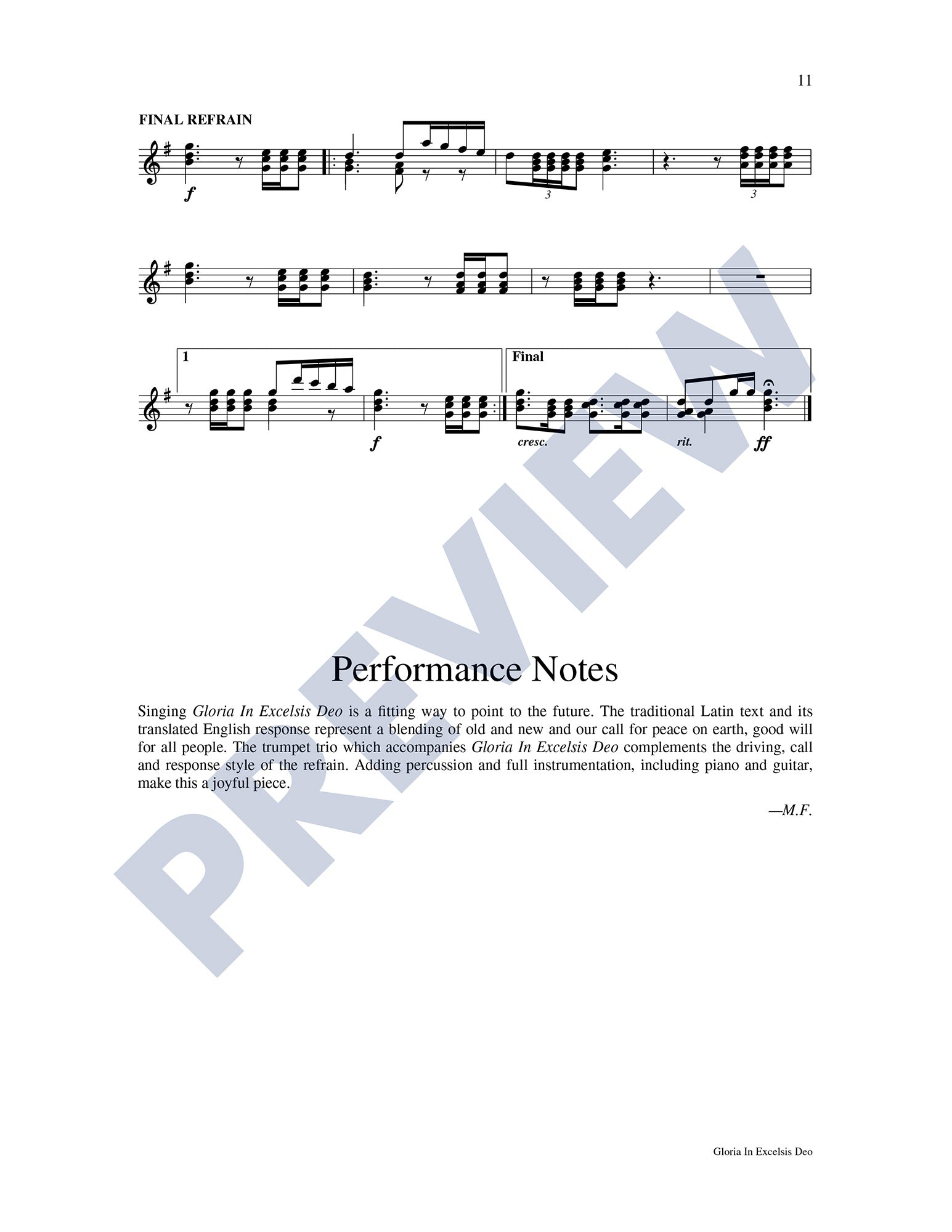 Gloria in Excelsis Deo – OCP Choral Music