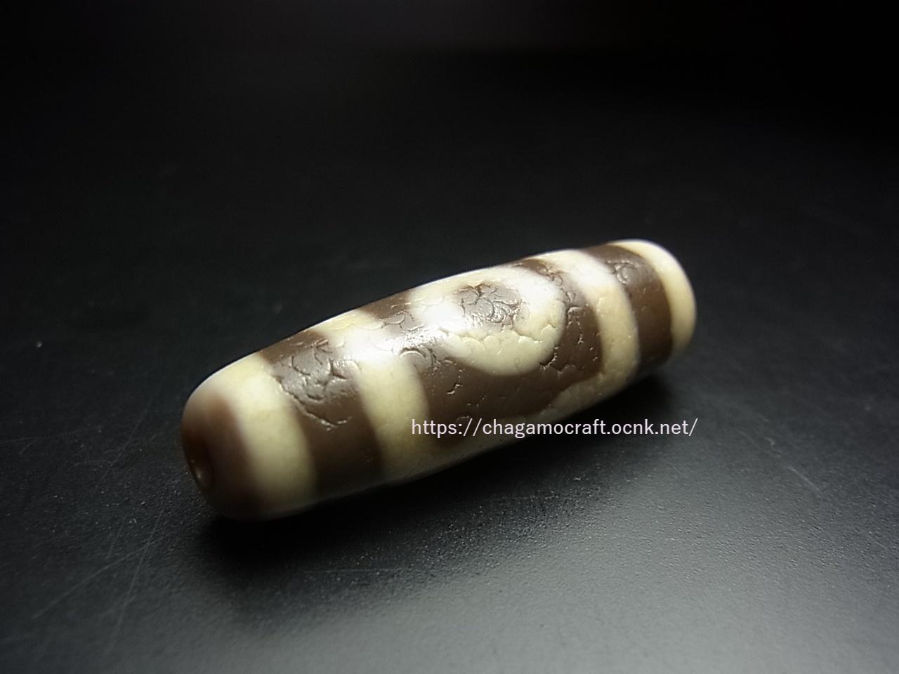 ジービーズ(dzi mig sum pa）チベット三眼天珠（3アイジー