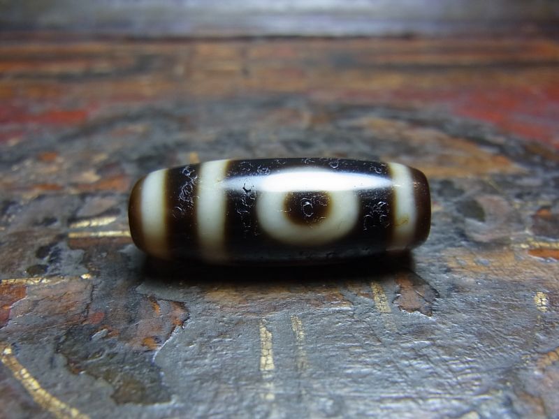 ジービーズ(2アイ・dzi mig ni pa) 二眼天珠 チベット天珠