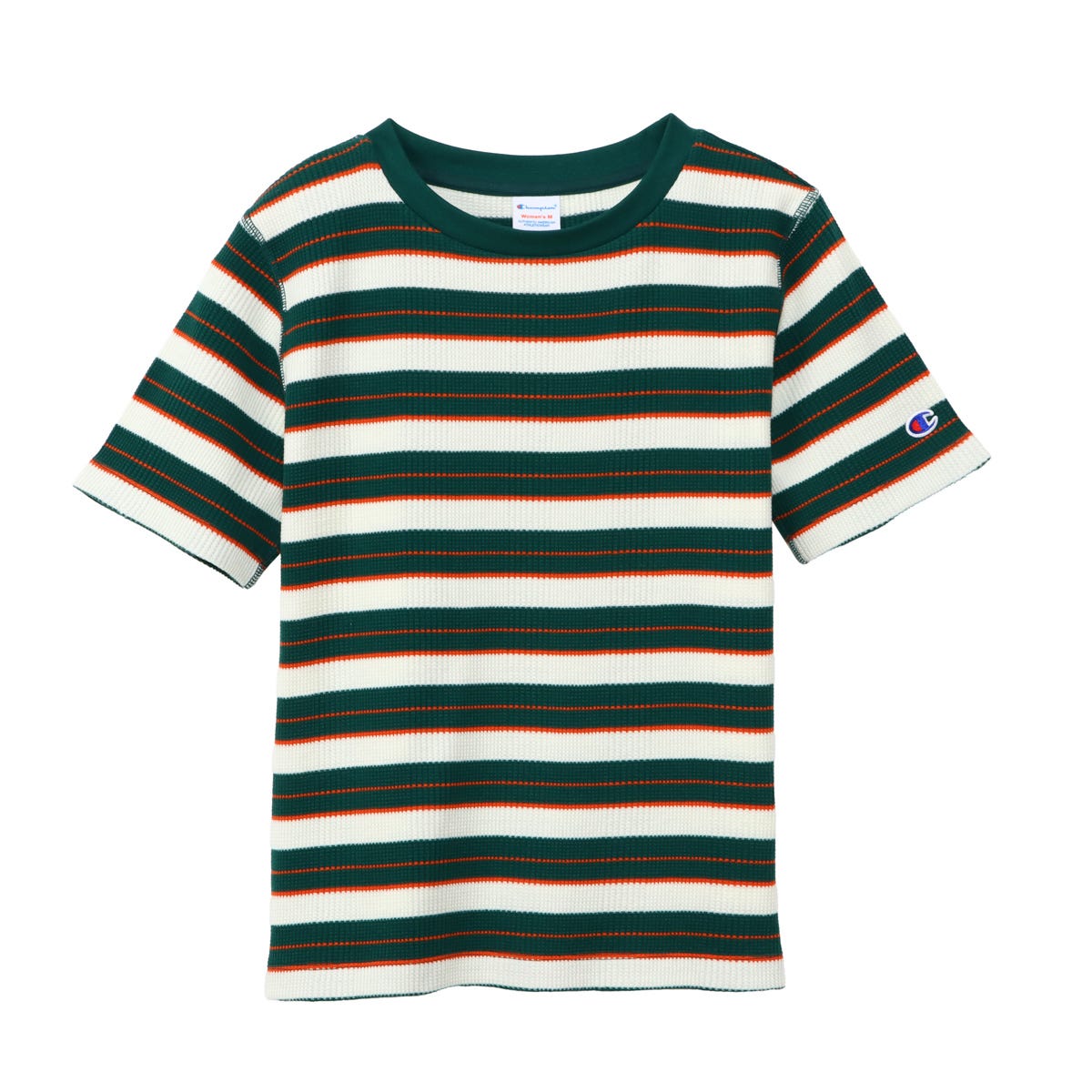 ウィメンズ ボーダーショートスリーブTシャツ 25SS チャンピオン(CW-B308)