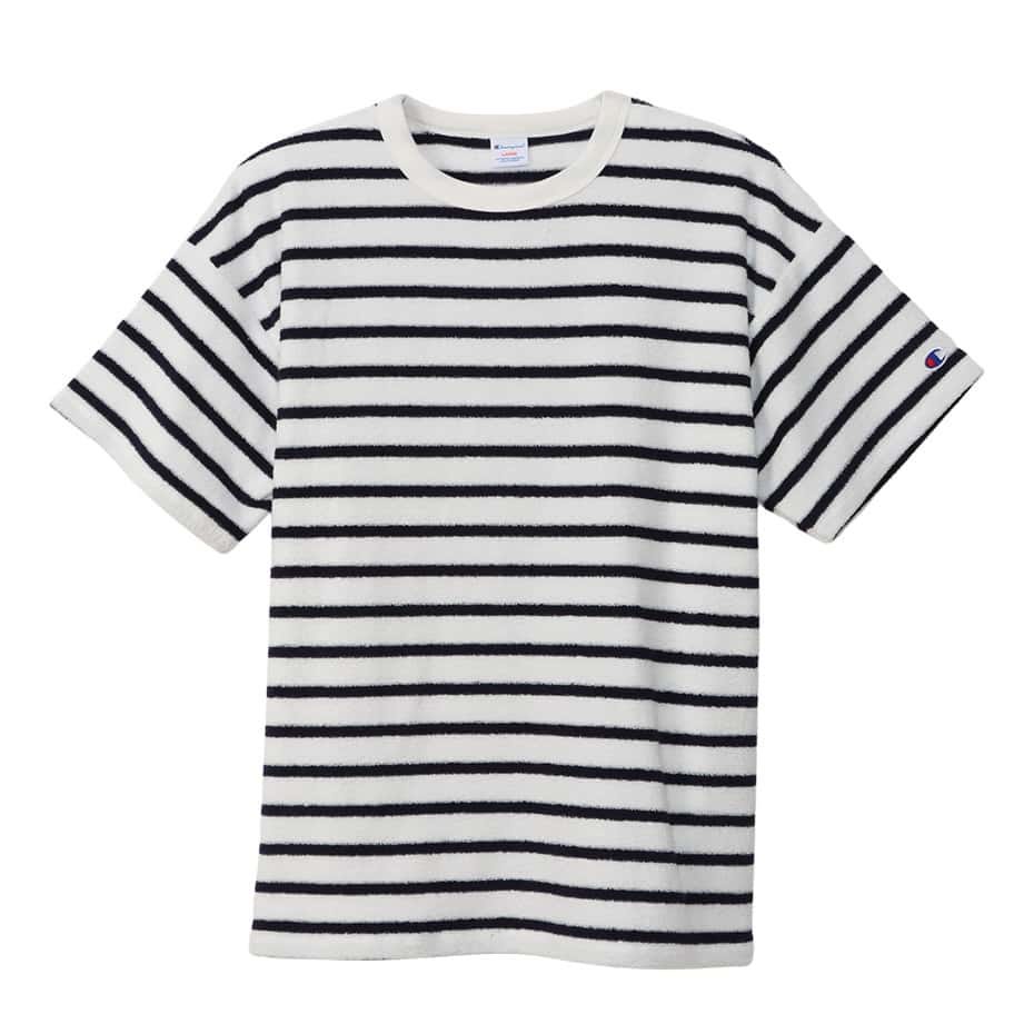 ショートスリーブボーダーTシャツ 24SS メンズカジュアル チャンピオン