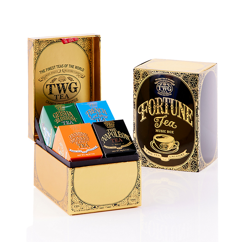 Buy TWG Tea | Fortune Tea Music Box Gift Set (Box of 4 Mini Tea