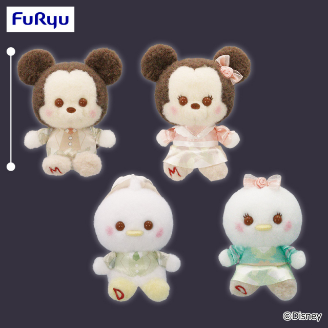 ディズニーミルキーボアキャラクター ぬいぐるみ 12体セットタグ付き