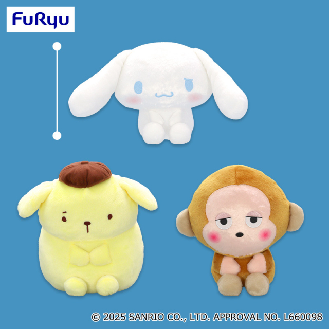 サンリオキャラクターズ しょんぼりっこBIGぬいぐるみ～シナモロール